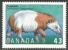 Canada Prehistoric Mammouth Coryphodon MNH ** Neuf SC (C15-29b) - Vor- U. Frühgeschichte