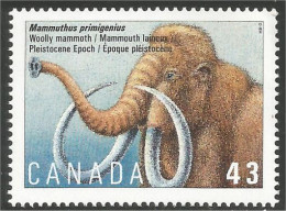 Canada Prehistoric Mammouth Elephant Olifant Mammuth MNH ** Neuf SC (C15-32a) - Nuevos