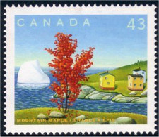 Canada Arbre Erable Epis Mountain Maple Tree Iceberg MNH ** Neuf SC (C15-24ib) - Árboles