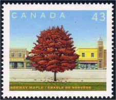 Canada Arbre Erable Norvege Norway Maple Tree MNH ** Neuf SC (C15-24ea) - Ungebraucht