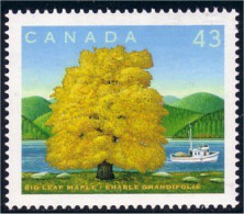 Canada Arbre Erable Grandifolie Big Leaf Maple Tree MNH ** Neuf SC (C15-24ab) - Bomen