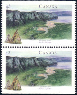 Canada Riviere Saguenay River Amerindiens MNH ** Neuf SC (C15-11pb) - Indiens D'Amérique