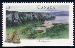 Canada Riviere Saguenay River Amerindiens MNH ** Neuf SC (C15-11ba) - Unused Stamps