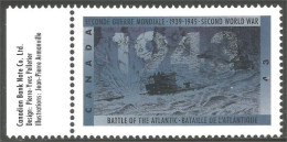 Canada Bataille L'Atlantique Battle Of Atlantic Bateau Ship Boat MNH ** Neuf SC (C15-05lbl) - Unused Stamps