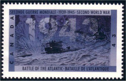 Canada Bataille L'Atlantique Battle Of Atlantic Bateau Ship Boat MNH ** Neuf SC (C15-05a) - Ungebraucht