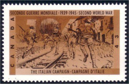 Canada Campagne D'Italie Italian Campaign Rail Train Raidroad MNH ** Neuf SC (C15-06b) - Guerre Mondiale (Seconde)