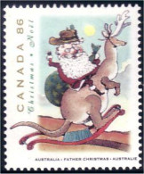 Canada Pere Noel Australien Santa Claus Australian Father Christmas MNH ** Neuf SC (C15-01b) - Kerstmis