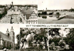 73789057 Wittenberg  Lutherstadt Marktplatz Und Schlosskirche Panorama Stadtkirc - Wittenberg