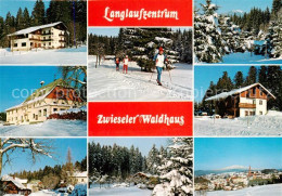 73789045 Zwiesel  Niederbayern Langlaufzentrum Berghotel Winterpanorama Wintersp - Zwiesel