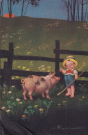 ILLUSTRATEUR(COLOMBO) ENFANT(COCHON) - Colombo, E.