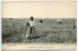 AFRIQUE CPA Non écrite * Scènes Et Types PETIT BERGER ( Vaches Enfant ) Edition Hirondelle - Unclassified