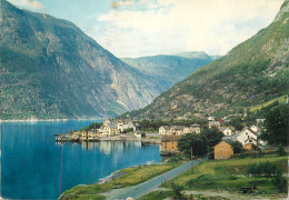 Navigation Sailing Vessels & Boats Themed Postcard Norway Eidfjord Fishing Vessel - Sailing Vessels