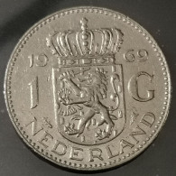 Monnaie Pays-Bas - 1969 - 1 Gulden Juliana (Coq) - Tranche B - 1948-1980: Juliana