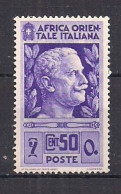 COLONIA ITALIANA  A.O.I. 1938 SOGGETTI VARI SASS. 10  MNH XF - Italienisch Ost-Afrika