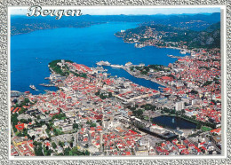Navigation Sailing Vessels & Boats Themed Postcard Norway Bergen Harbour - Sailing Vessels