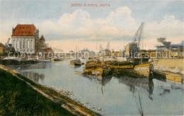 73788872 Worms Rhein Hafen-Ansicht Worms Rhein - Worms