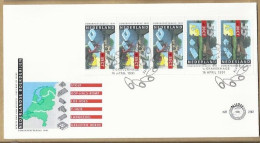 NL.- FDC. NVPH Nr. 282a. EERSTE DAG VAN UITGIFTE. FIRST DAY OF ISSUE. 16-04-1991. ZOMERPOSTZEGELS. - FDC