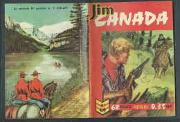 Jim Canada N° 49 - Mensuel  "  Les Mauvais Anges     " - D.L.  2è Trimestre 1962 - Tex1102 - Petit Format