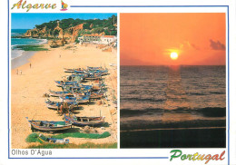 Navigation Sailing Vessels & Boats Themed Postcard Portugal Algarve Fishing Boats On Beach - Segelboote