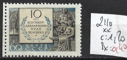 RUSSIE 2110 ** Côte 1.20 € - Ongebruikt