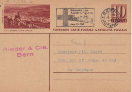 SUISSE Le 16 MaI 1944 Carte Postale De LA CHAUX-DE-FONDS - Cartas & Documentos