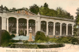 73788683 Baden-Baden Trinkhalle M. Kaiser Wilhelm-Denkmal Baden-Baden - Baden-Baden