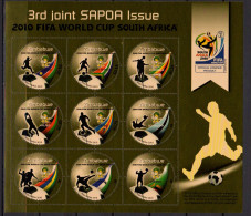 Zimbabwe 2010 Football Soccer World Cup Sheetlet MNH - 2010 – África Del Sur