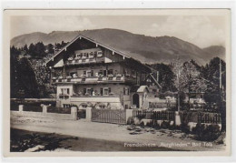 39045905 - Bad Toelz. Fremdenheim Burgfrieden - Besitzer: Ludw. Burgmayr Gelaufen Am 22.07.1931. Rueckseite Leicht Flec - Bad Tölz