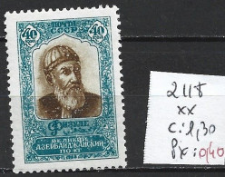 RUSSIE 2118 ** Côte 1.30 € - Unused Stamps