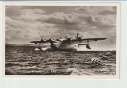 Vintage Rppc Short Sunderland Flying Boat Aircraft - 1919-1938: Entre Guerres