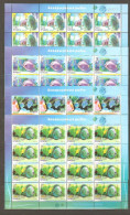 Belarus: 4 Mint Sheetlets (4x4), Animals&fauna - Aquarium Fishes, 2006, Mi#651-654, MNH - Peces