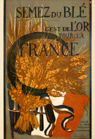 CPM-Affiche Patriotique "Semez Du Blé, C'est De L'Or Pour La France" Affiche De Suzanne Ferrand 1916 Ref Nugeron - Patriotiques