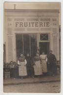 CARTE PHOTO - FRUITERIE - CREMERIE - BEURRE ET OEUFS - VOLAILLES - PRIMEURS -z 2 SCANS Z- - A Identificar