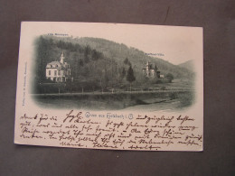 Marbach,  Odenwald  Alte Karte  Bahnpost 1901 - Odenwald