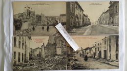 GERBEVILLERS- Lot De 20 Cartes- Ruines De La Guerre De 14/18 - Gerbeviller