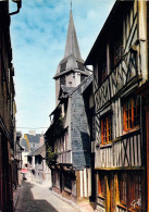 14 - Honfleur - Vieille Rue Pittoresque Avec Le Clocher Sainte Catherine - Honfleur
