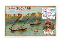 Chromo Chocolat Suchard, S 127 / 12, Serie D'exploratuers (de Rivières), Marchand, Congo, Afrique - Suchard