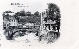 63  MARTINIQUE  SAINT PIERRE   LE  PONT DE PIERRE - Andere & Zonder Classificatie