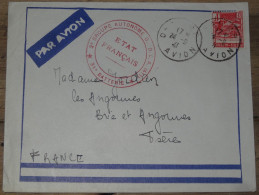 Enveloppe ALGERIE, Oran Avion, Cach Militaire - 1941 ............ Boite1.......... 240424-3 - Storia Postale