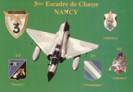 3ème Escadre De Chasse NANCY - Sonstige & Ohne Zuordnung