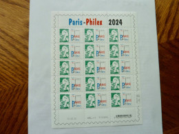 France Marianne De L'avenir Philex 2024 Feuille De 15 - Nuevos