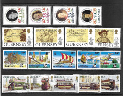 Guernsey 1992 MNH Selection Sg 552/604 (Missing Sg 576 & Sg 582a) Cat £39+ - Guernesey