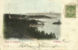 Denmark, FREDERICIA, Udsigt Fra Lodstaarnet (1905) Postcard - Dinamarca