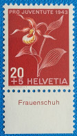 1943 Zu J 107 PRO JUVENTUTE Avec TABS En Allemand ** / MNH - Unused Stamps