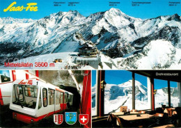 13094793 Saas-Fee Mittelallalin Metro Alpin Drehrestaurant  Saas-Fee - Autres & Non Classés