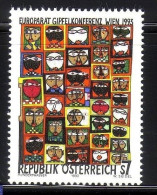 Österreich Hundertwasser MI-NR. 2111 Postfrisch Mitläufer 1993 Gipfelkonferenz Des Europarates - Europäischer Gedanke