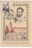 Carte Journée Du Timbre 1946, Valenciennes - 1940-1949