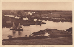 Saigon Vietnam, Chochinchina French Colonial Era, River Canal With Boats Buildings C1910s/20s Vintage Postcard - Vietnam