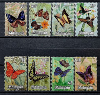 Malaysia 1970 MiNr. 63 - 70 Insects, Butterflies 8v   MNH** 50.00 € - Malaysia (1964-...)