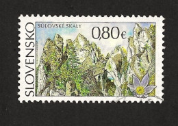 Slovakia Slowakei 2015 ⊙ Mi 769 Sc 721 Yv 672 Sulovske Skaly National Nature Reserve, - Usados